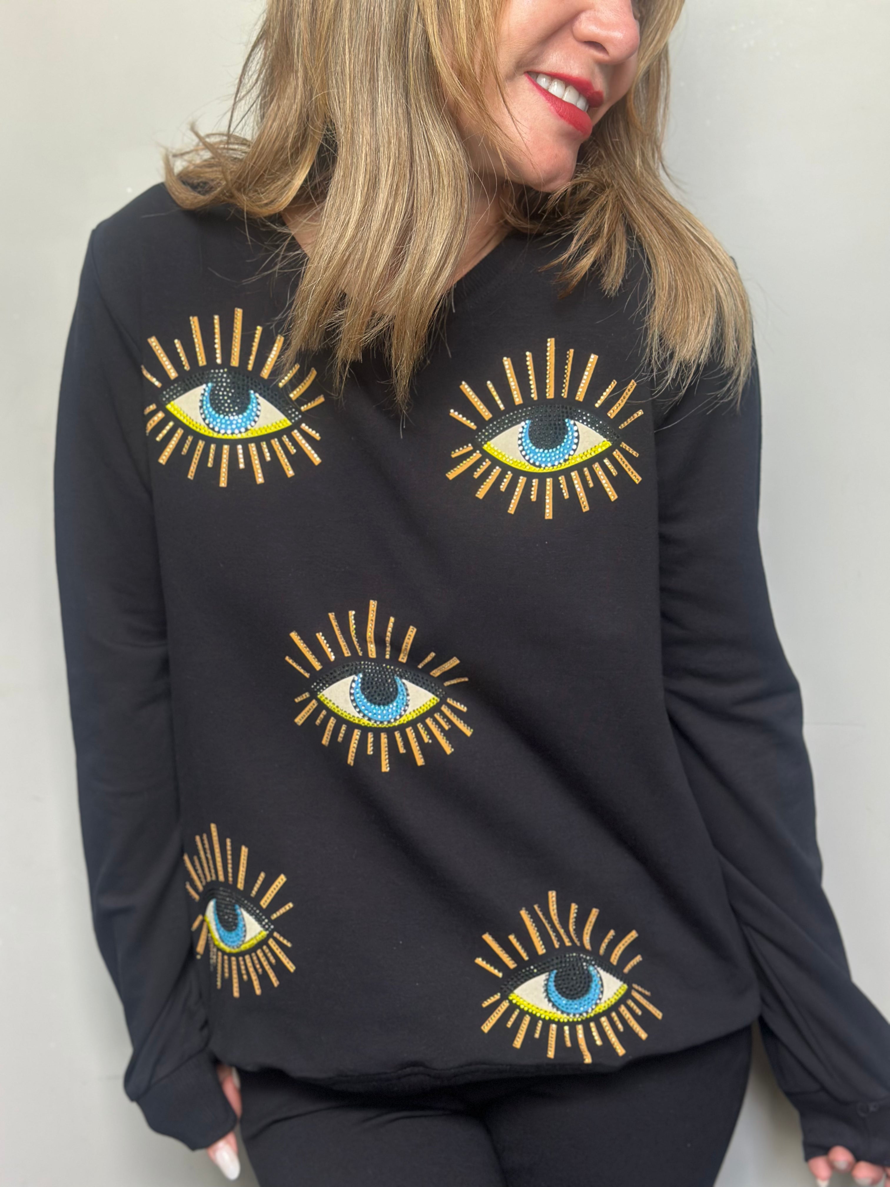 SUDADERA MULTI EYES