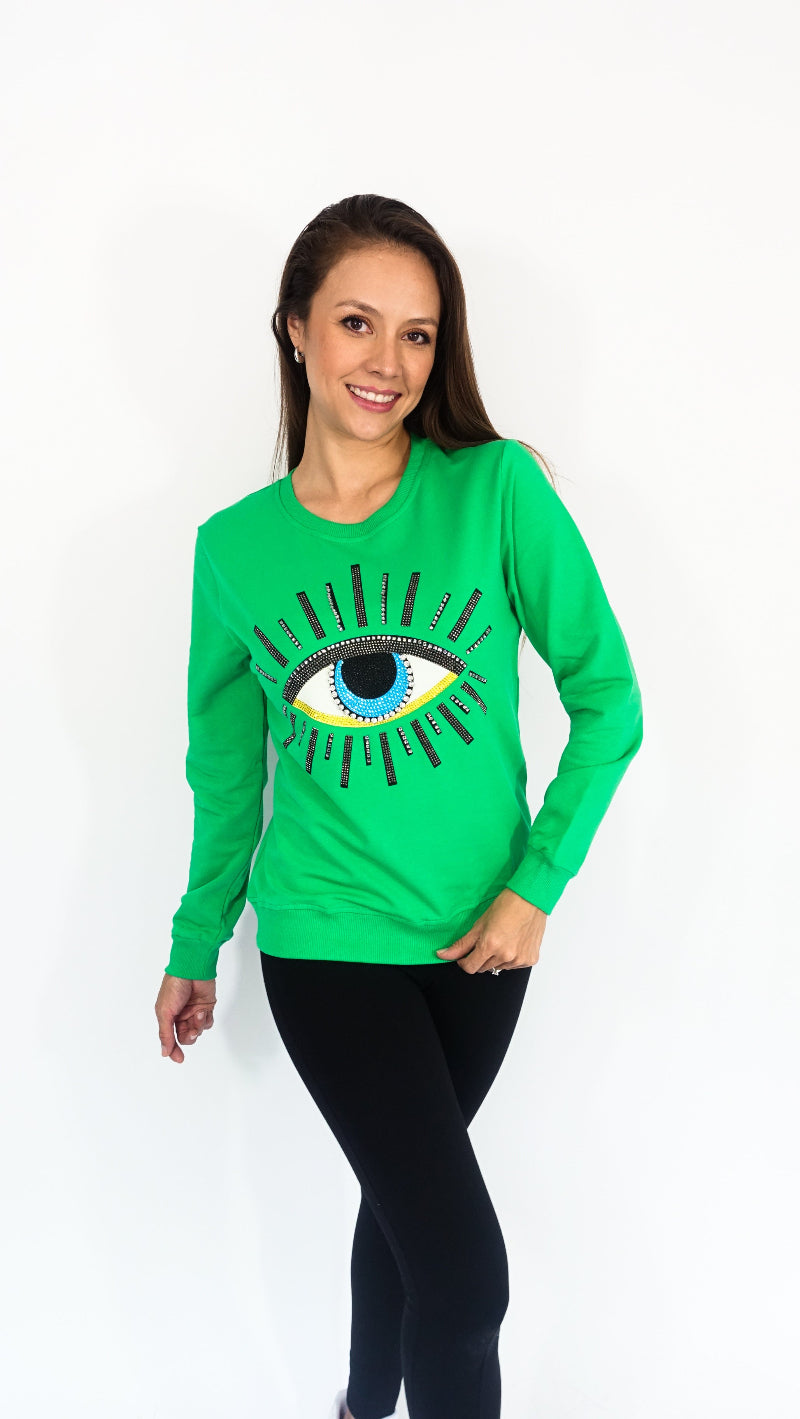 SUDADERA PEDRERIA EYE