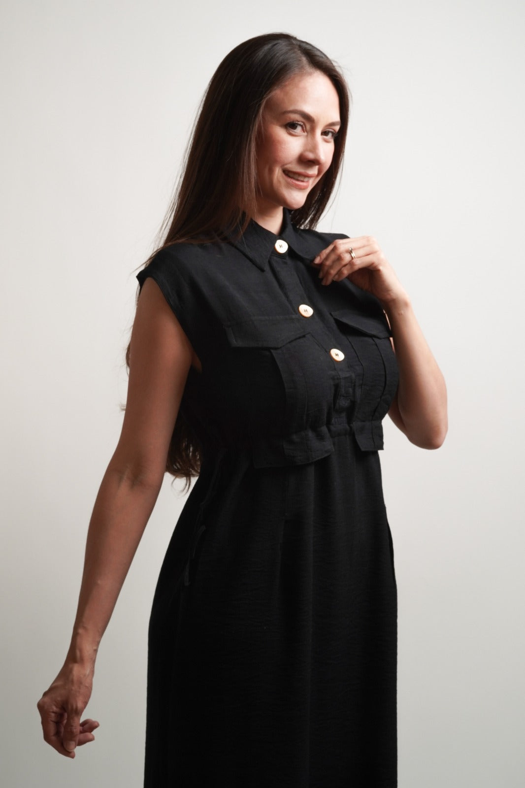 VESTIDO DOBLE JARETA CINTLI