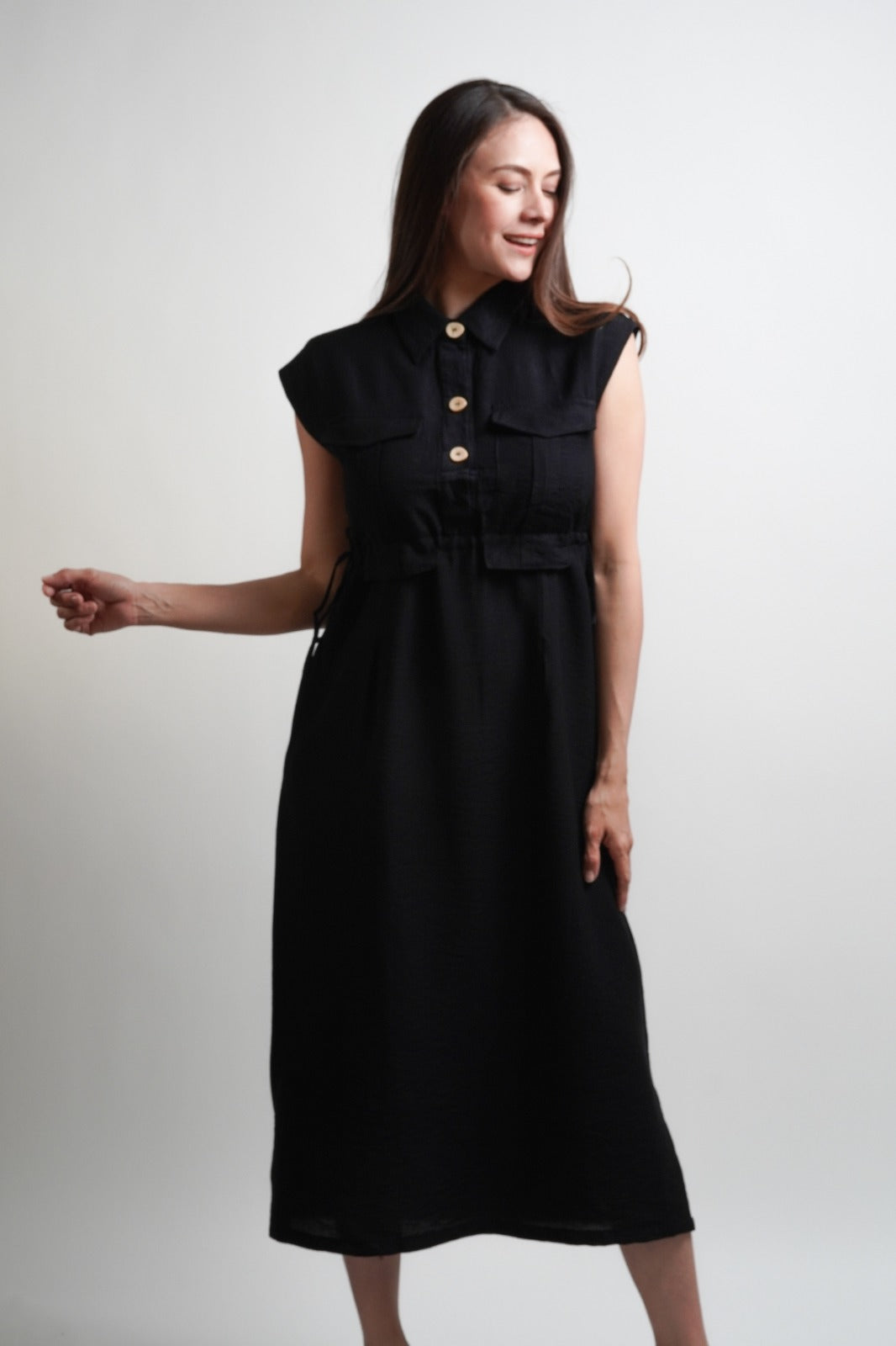 VESTIDO DOBLE JARETA CINTLI