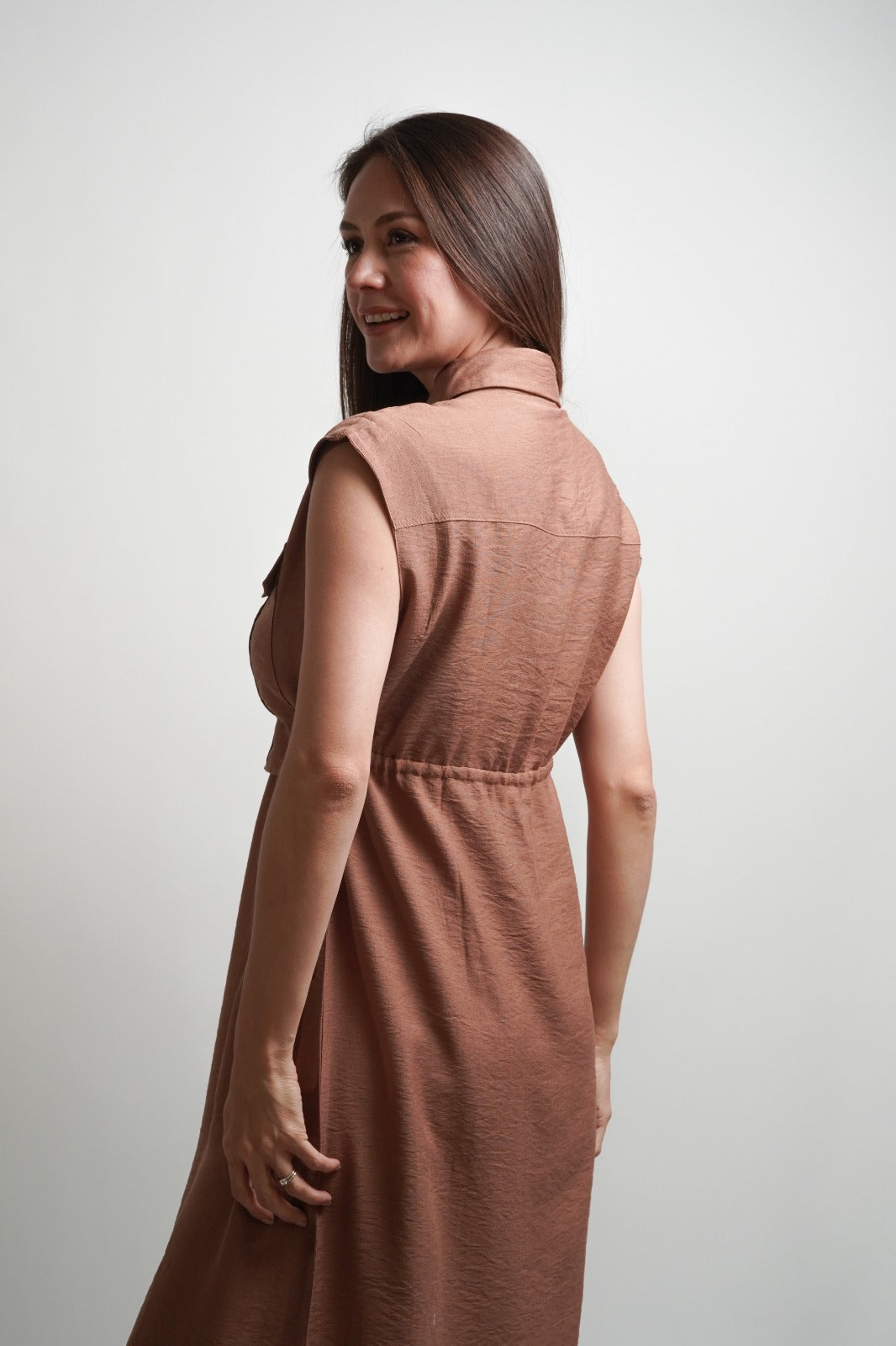 VESTIDO DOBLE JARETA CINTLI