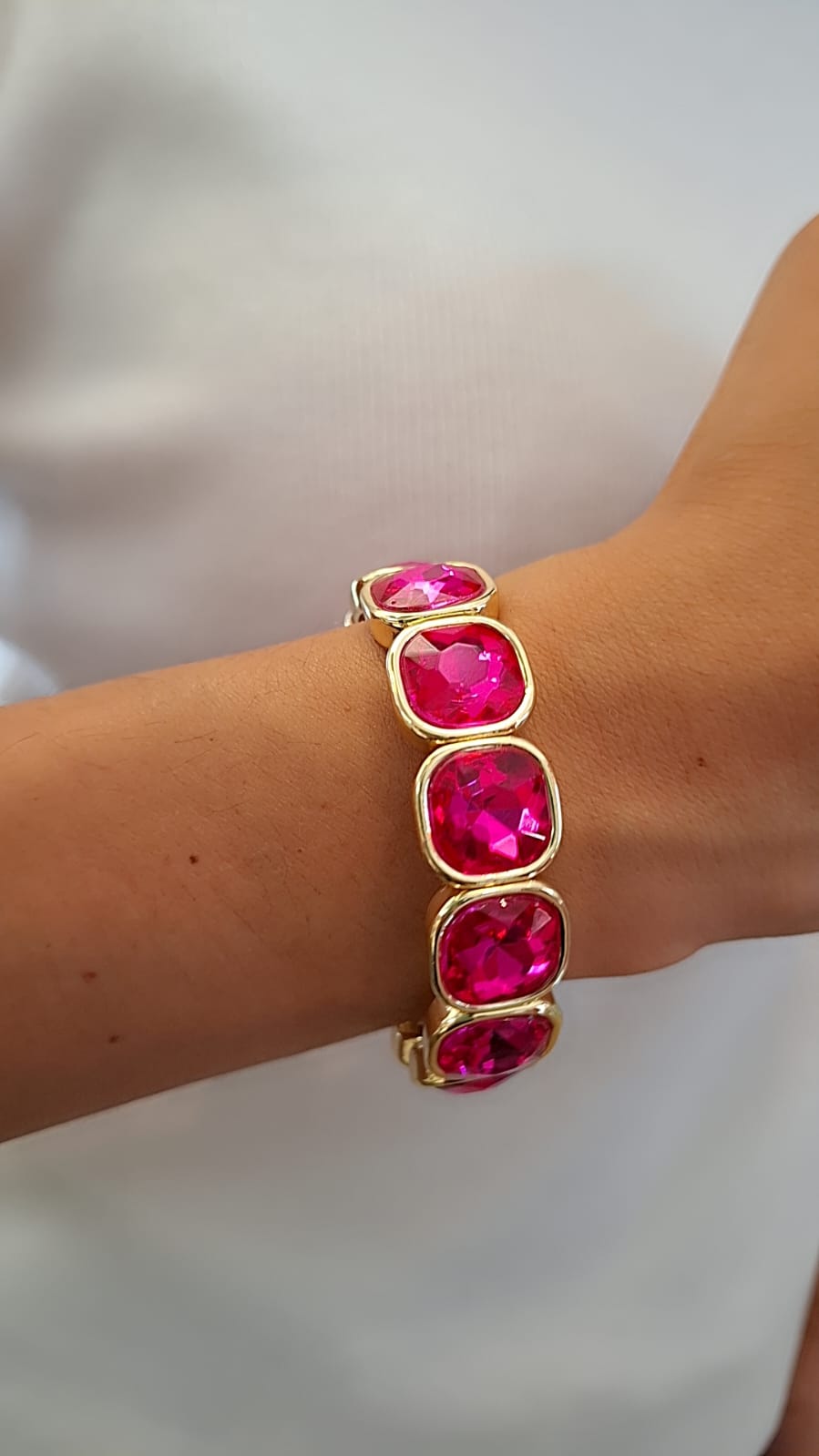 PULSERA DE PIEDRAS CUADRADAS