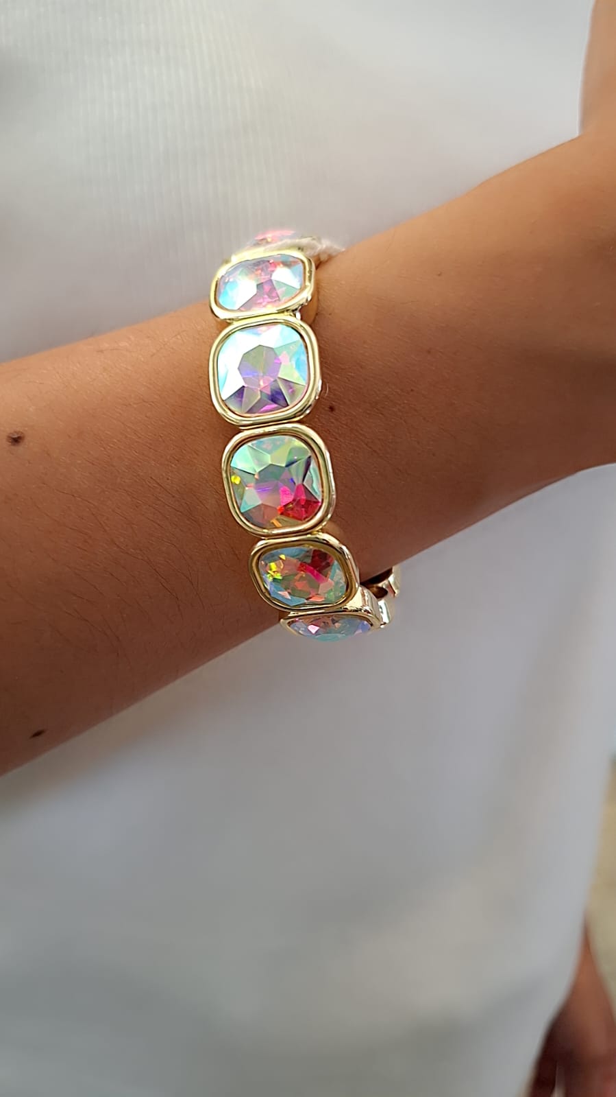 PULSERA DE PIEDRAS CUADRADAS