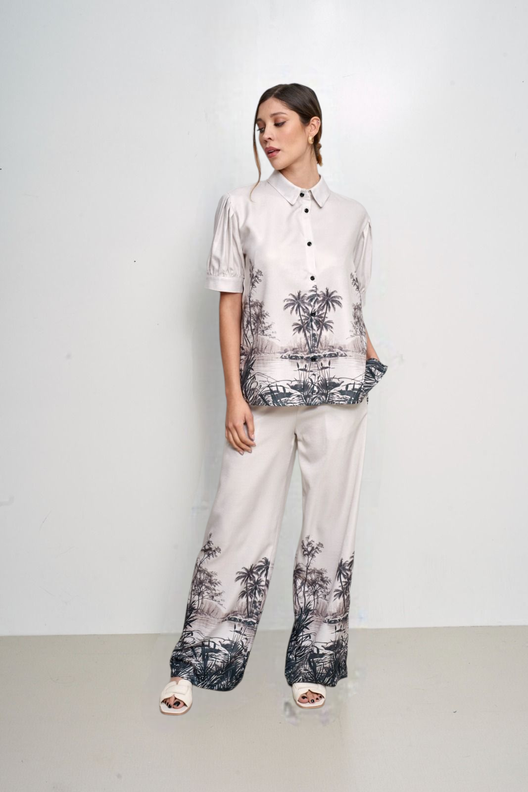 PANTALÓN DE PALMERAS MIMET