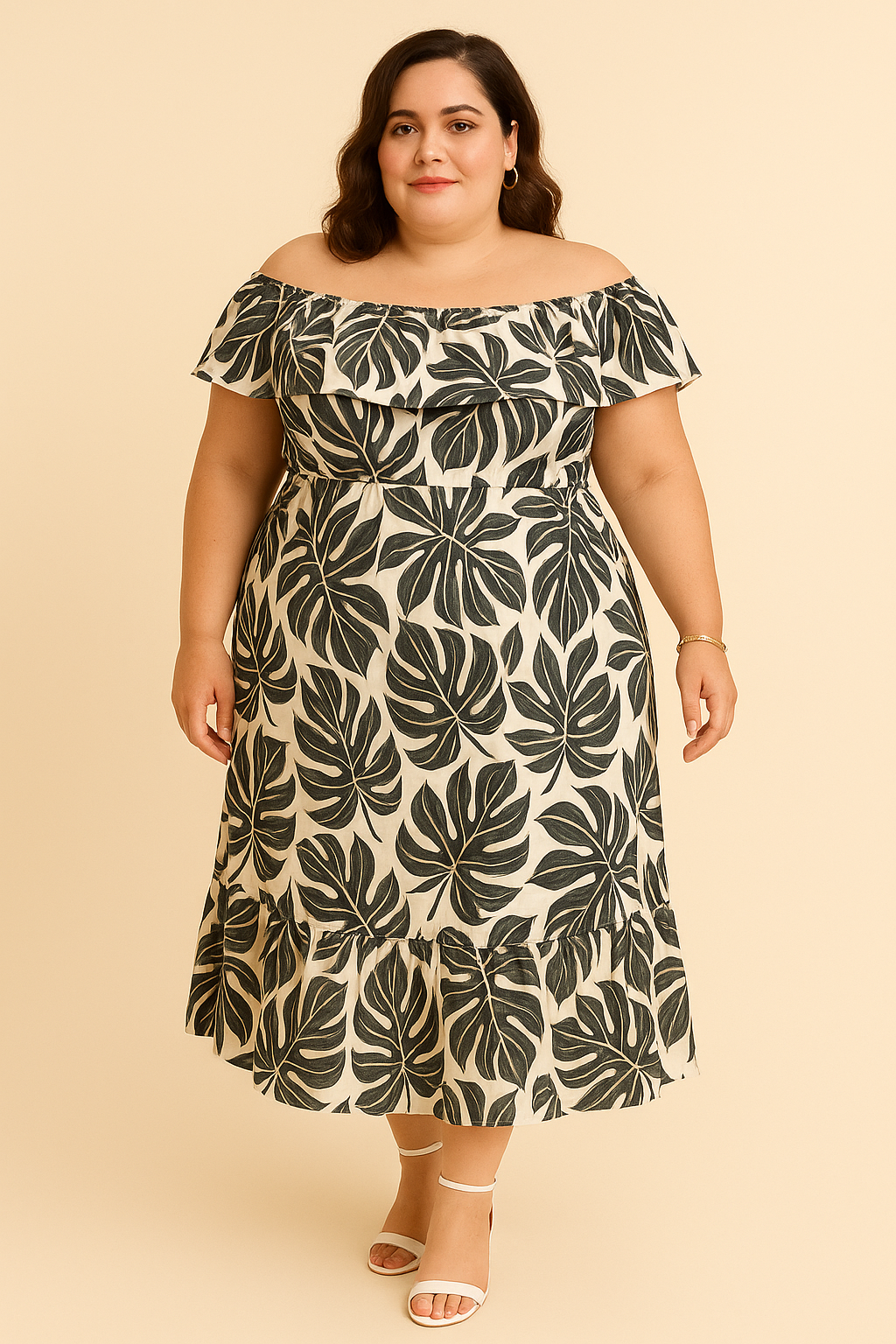 VESTIDO LARGO DE OLAN NILTZE