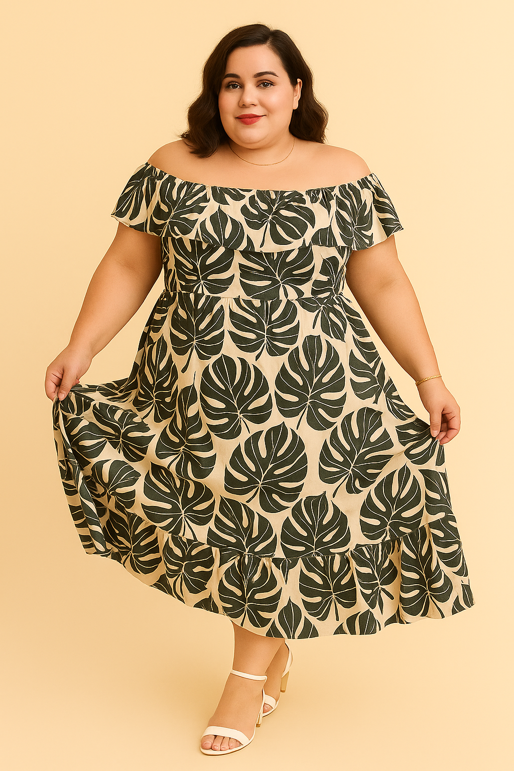 VESTIDO LARGO DE OLAN NILTZE