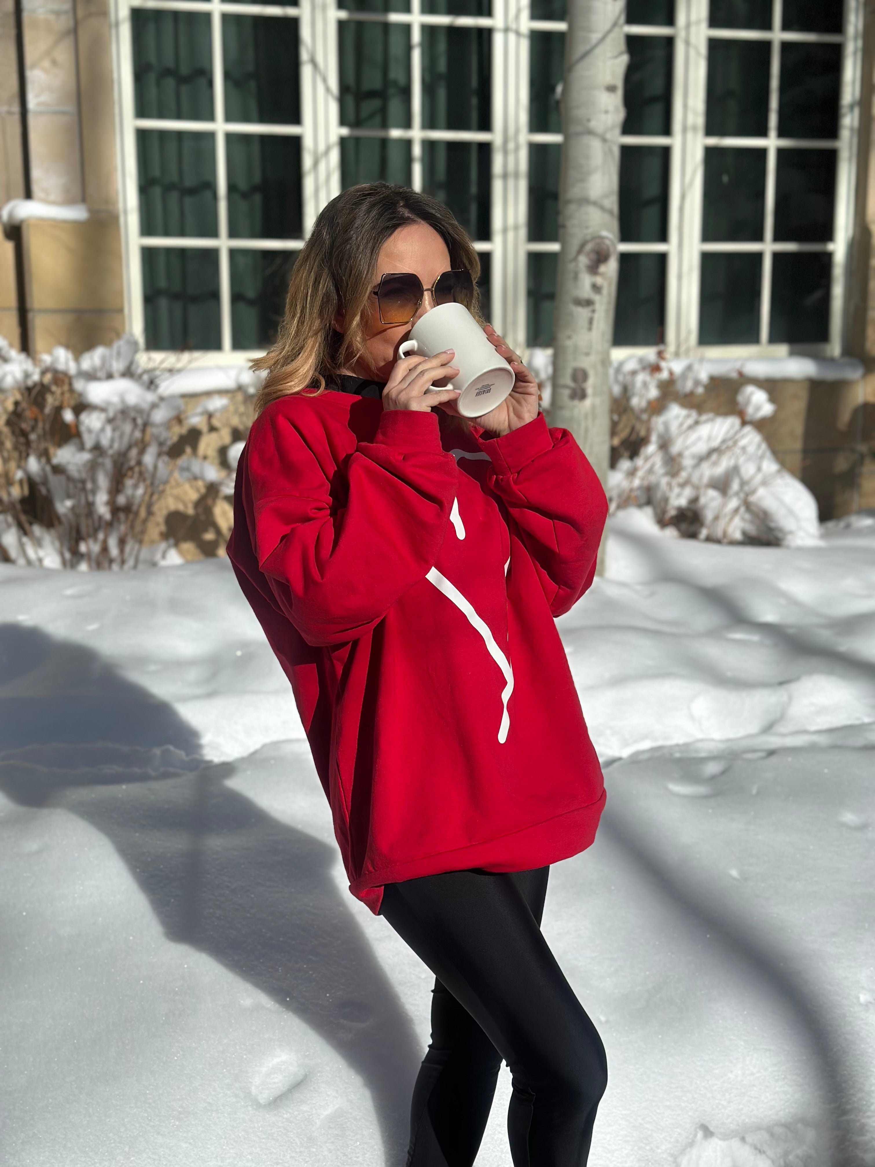 SUDADERA RED HEART