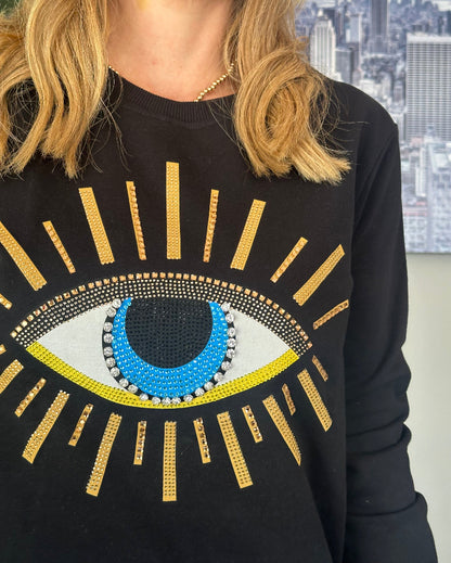 SUDADERA PEDRERIA EYE