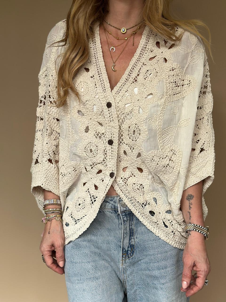 BLUSA CROCHET CARMINA