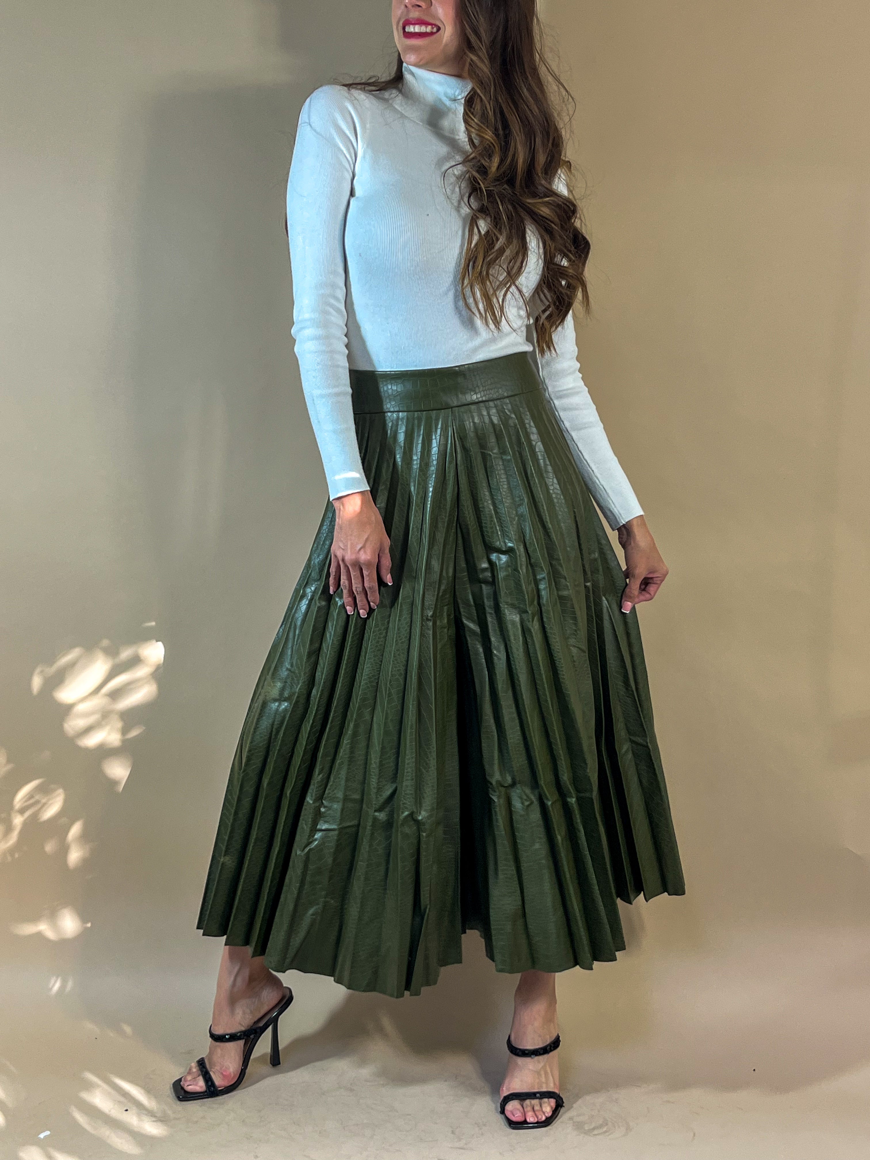 PANTALÓN PLISADO SNAKE LAYLA