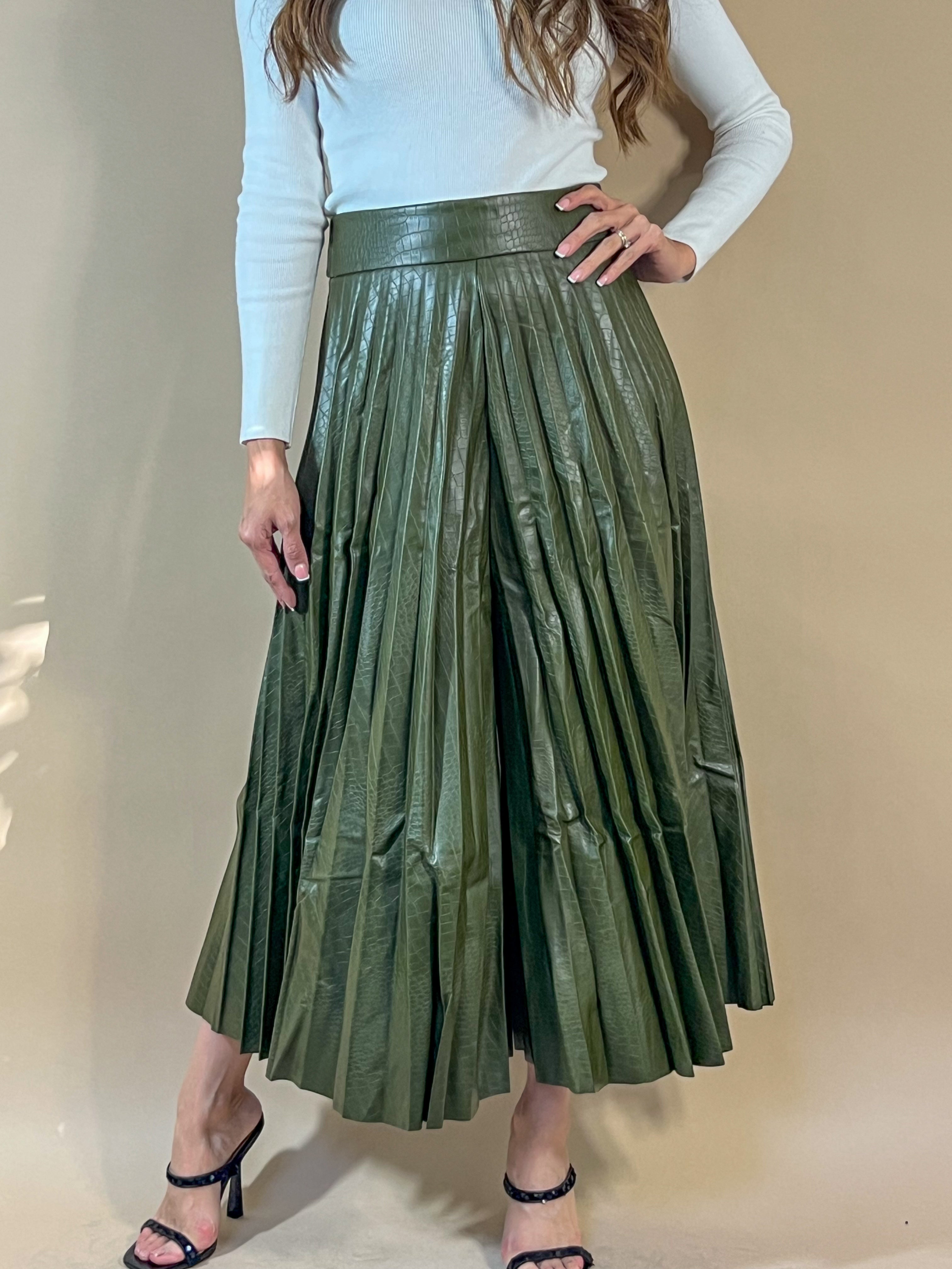 PANTALÓN PLISADO SNAKE LAYLA