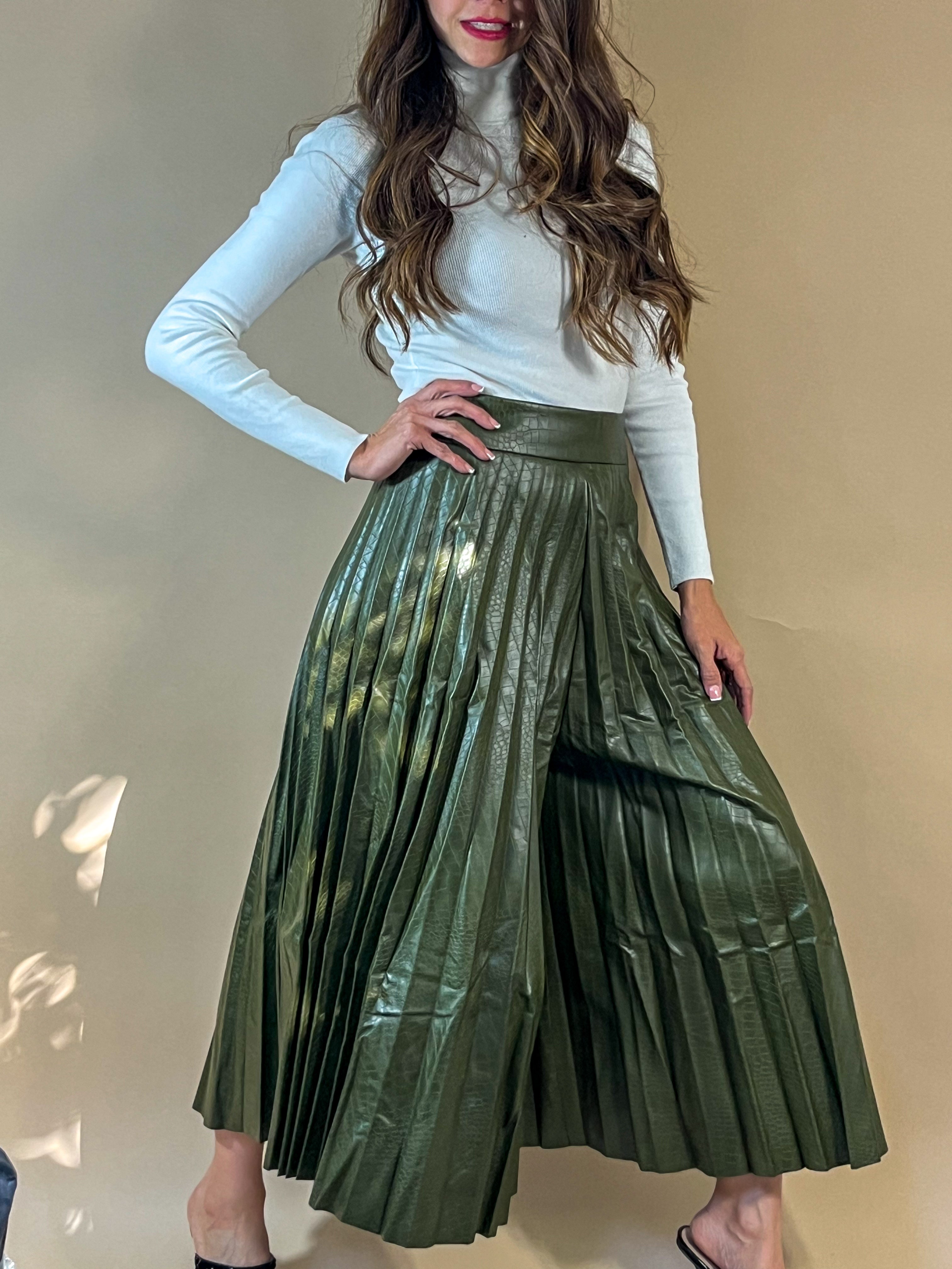 PANTALÓN PLISADO SNAKE LAYLA