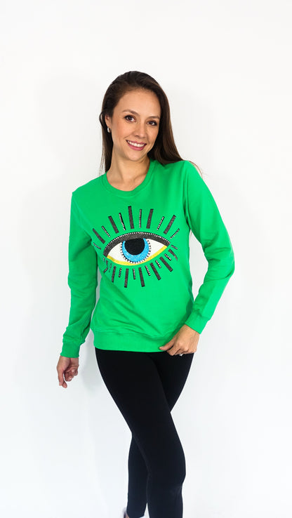 SUDADERA PEDRERIA EYE