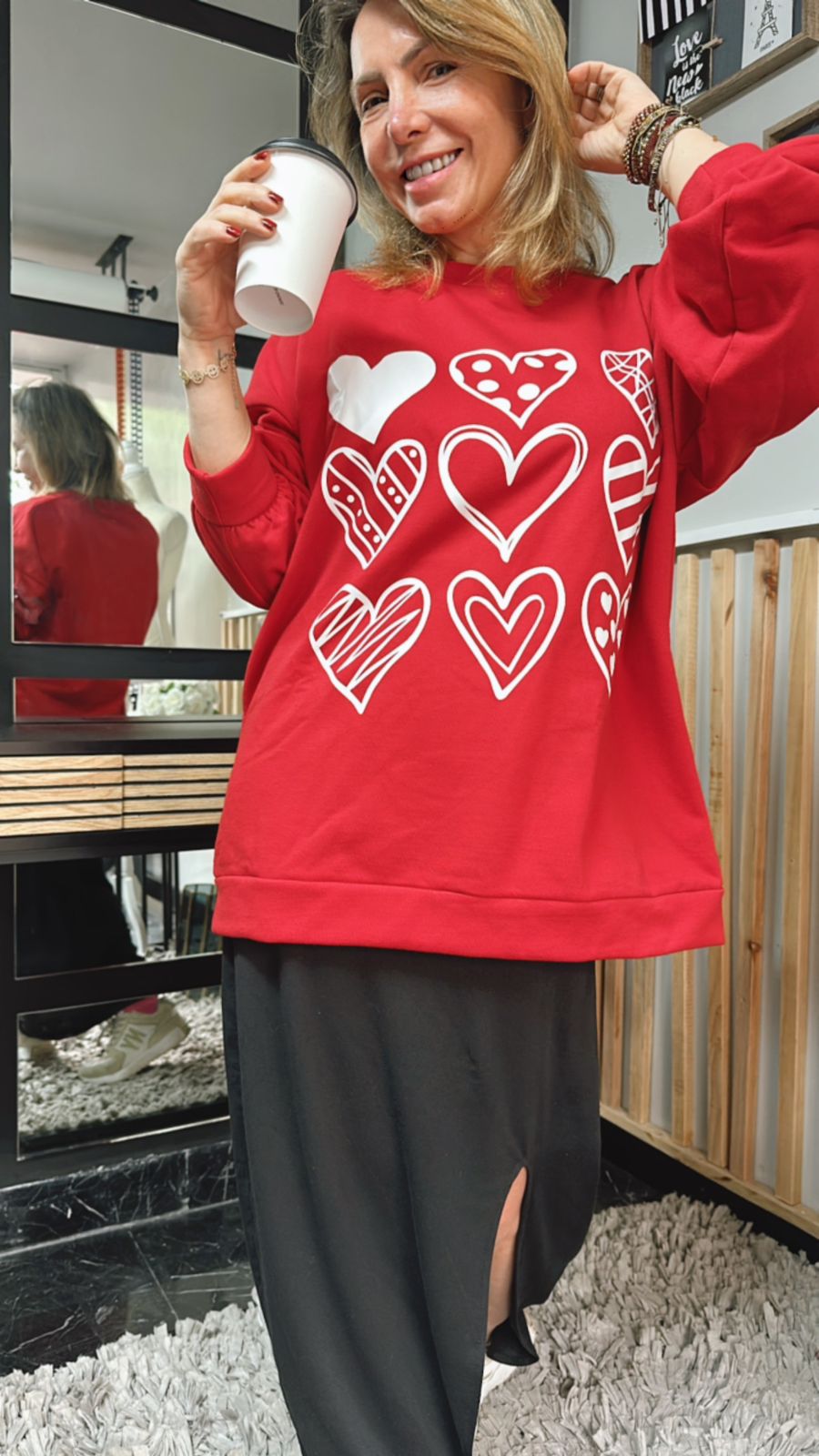 SUDADERA NINE HEARTS