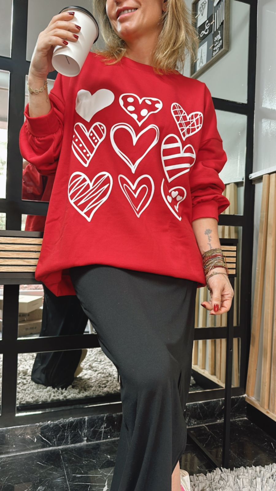 SUDADERA NINE HEARTS