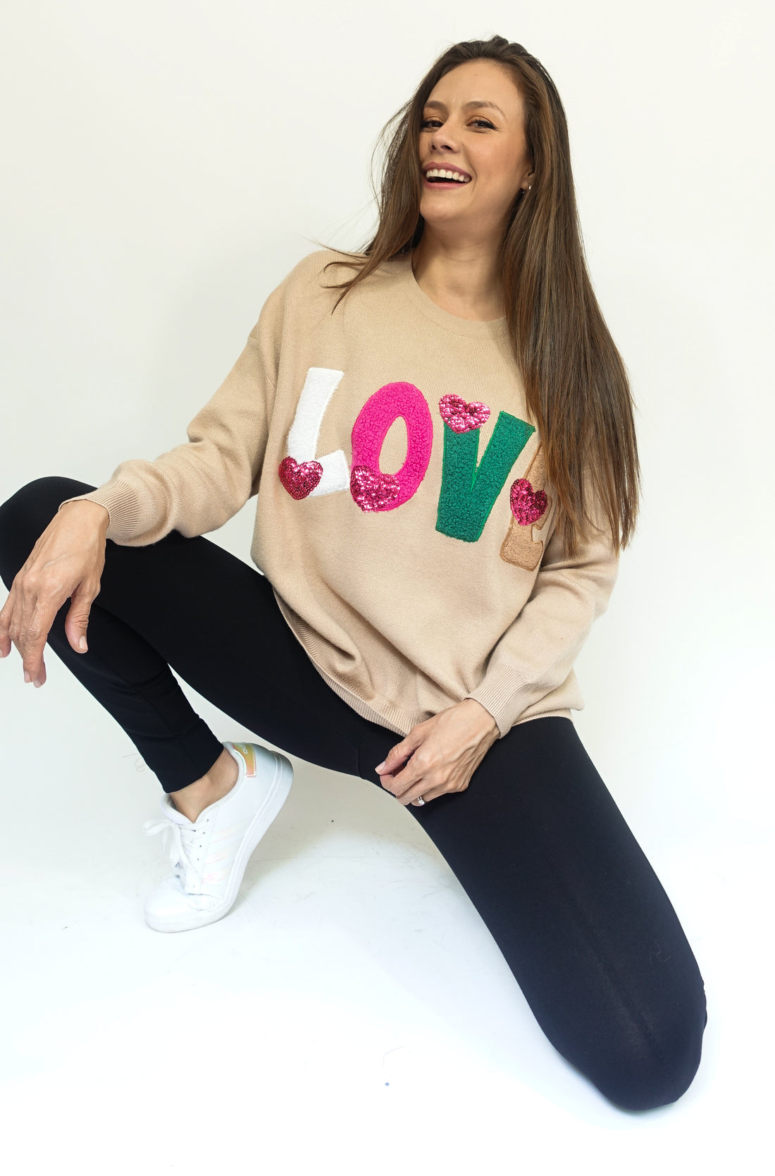 SUÉTER DE TEXTURA LOVE CORAZONES