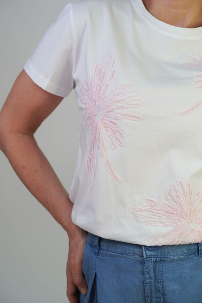 T-SHIRT FLOR LENTEJUELA PAILLETTE