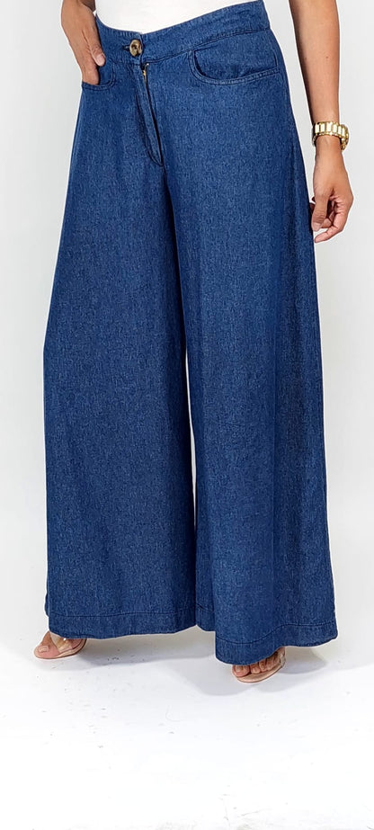 PANTALÓN CELESTE