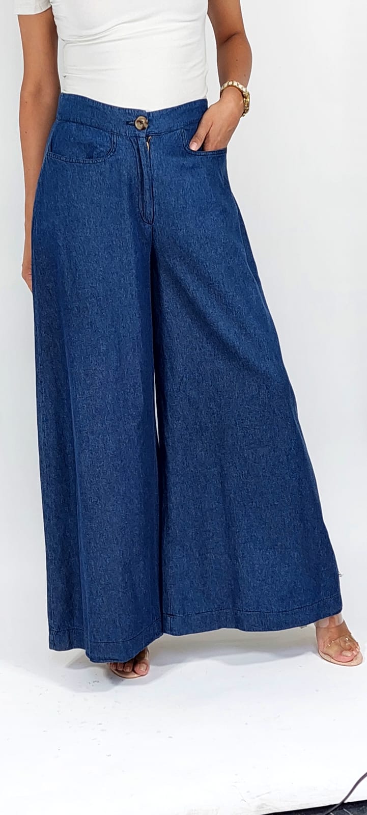 PANTALÓN CELESTE