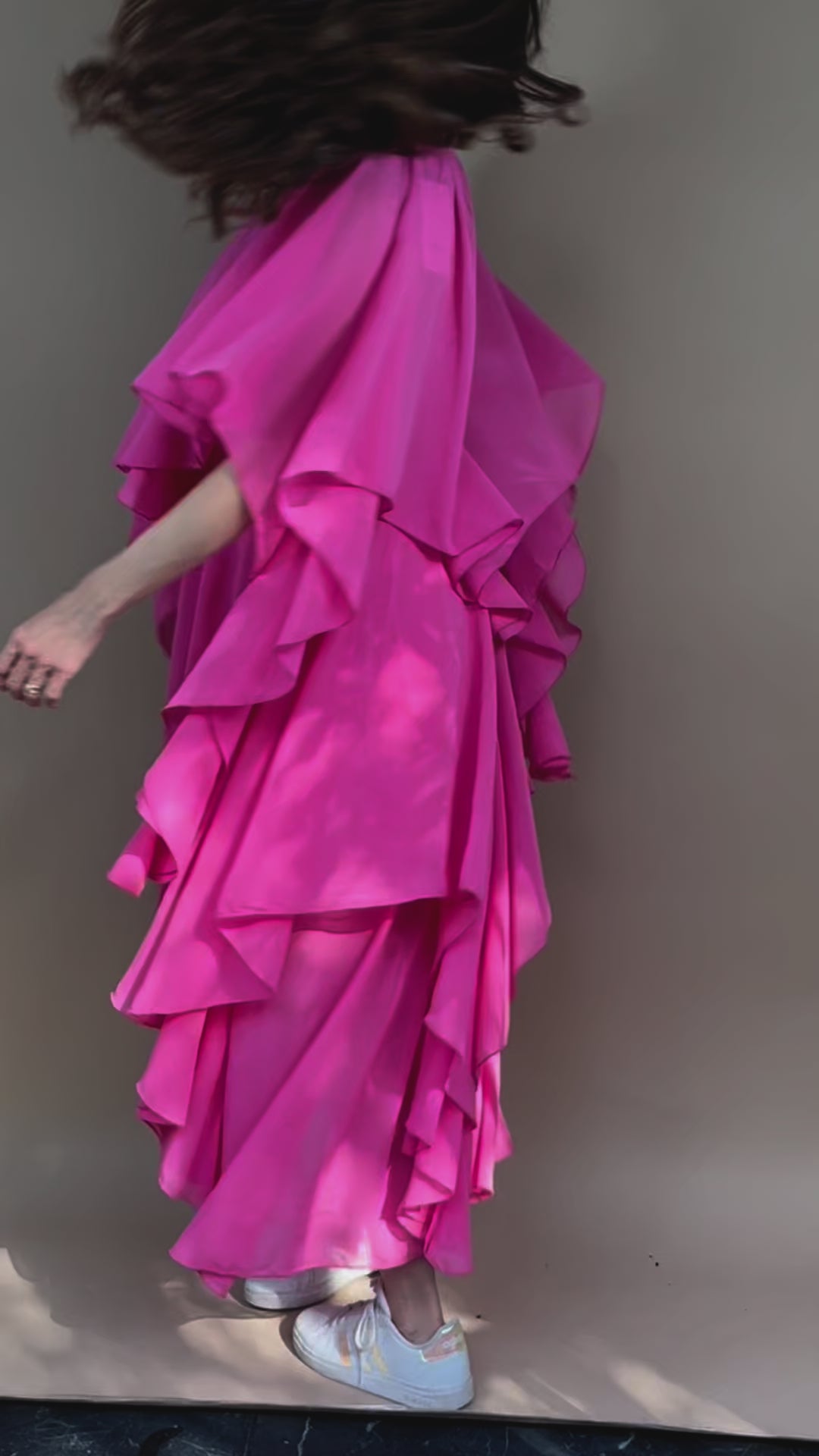 VESTIDO DE OLANES ROSALIA