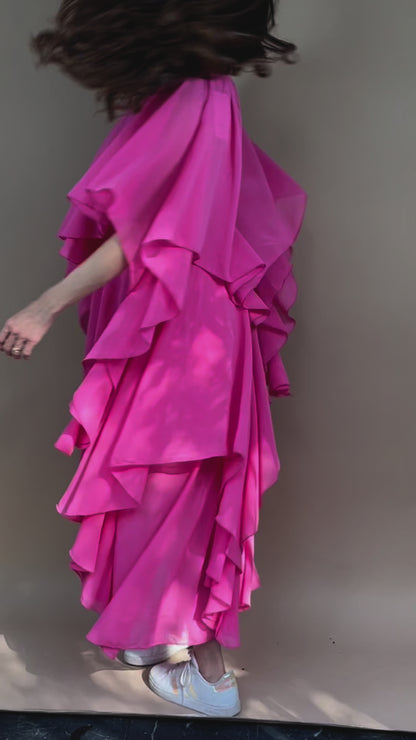 VESTIDO DE OLANES ROSALIA
