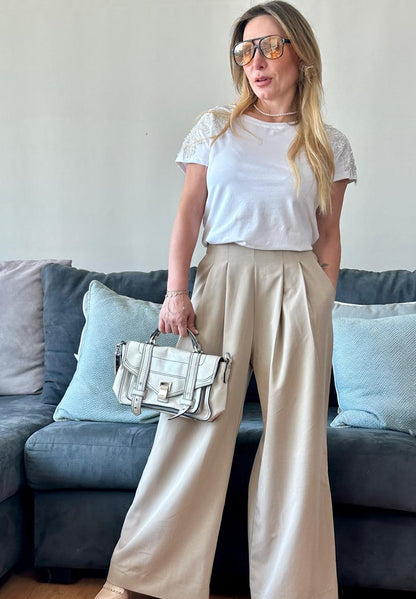 T-SHIRT LENTEJUELA EN HOMBRO ALICE